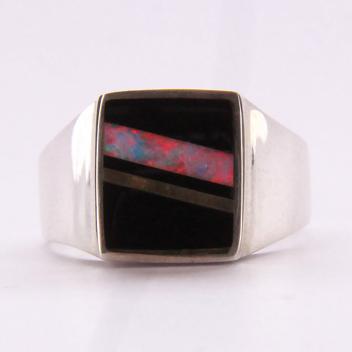 Opal and 2024 onyx ring