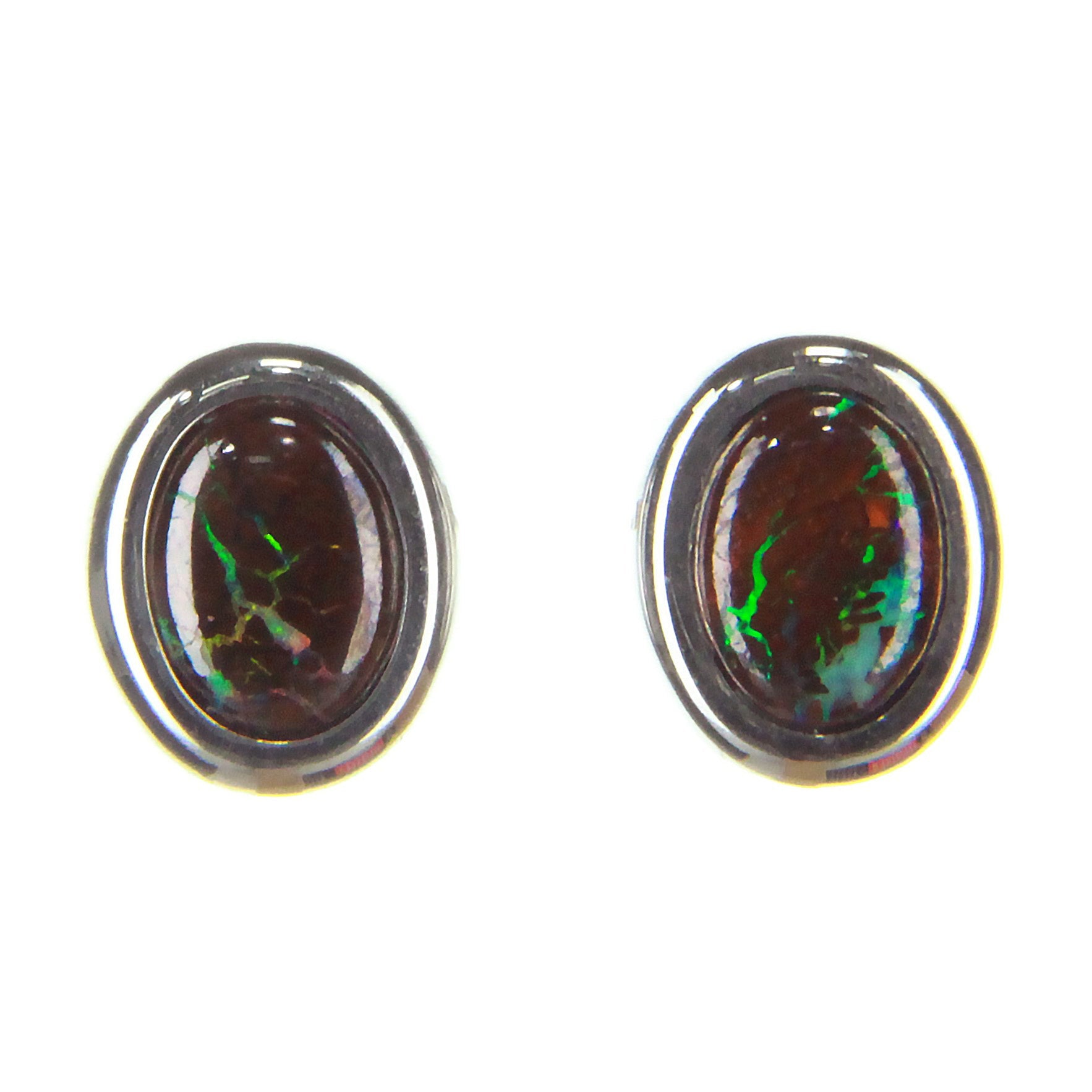 3mm Opal Titanium Stud Earrings  Tulsa Body Jewelry