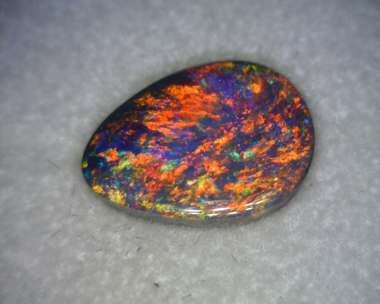 Black Opal Gemstone